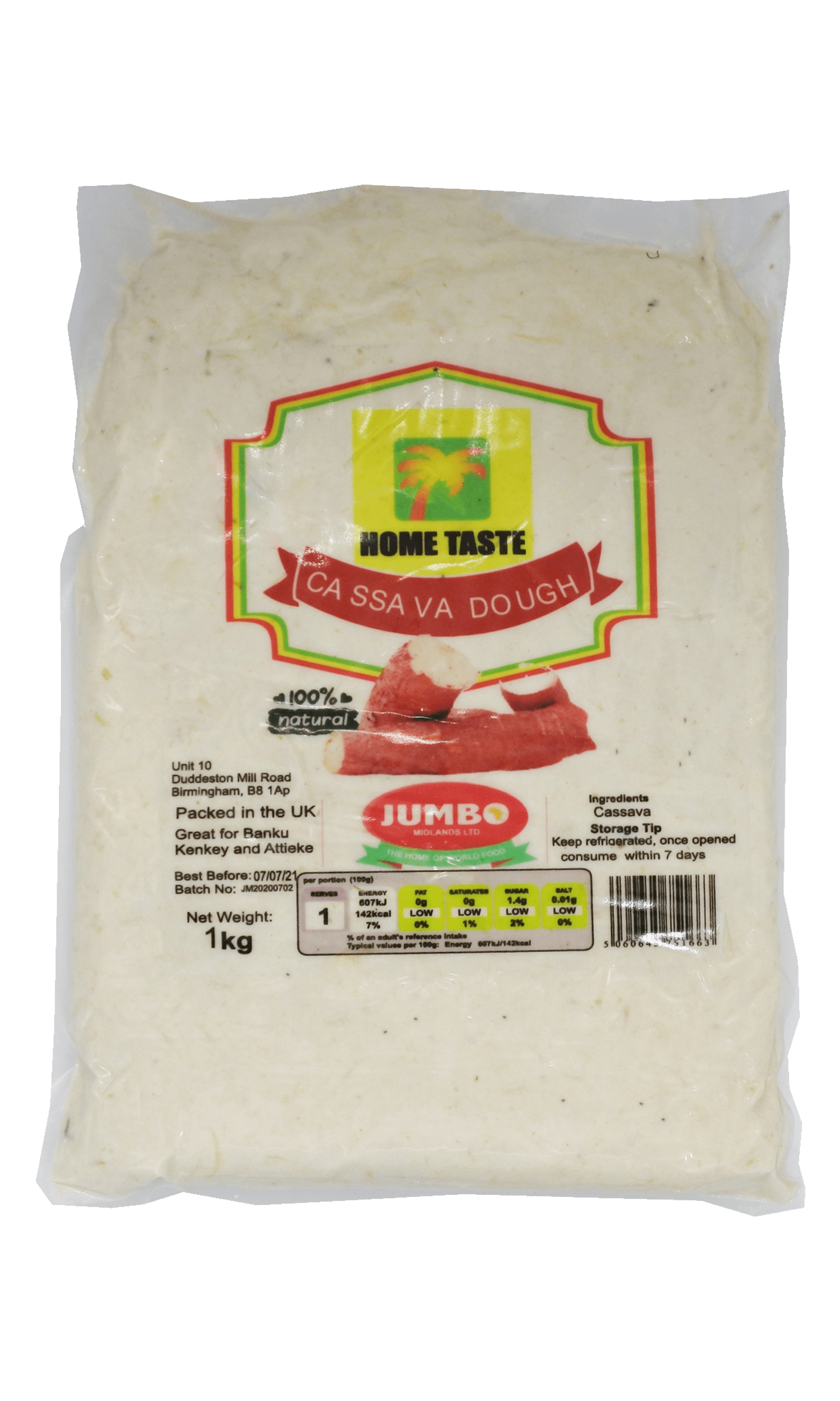 Home Taste Cassava Dough 2Kg